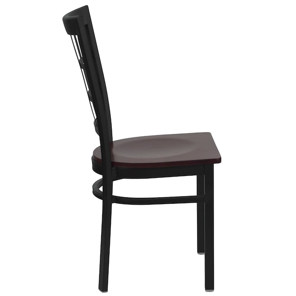 Flash Furniture Hercules Restaurant Chair, 16-1/2 in W 20" L 36-1/2" H - XU-DG6Q3BWIN-MAHW-GG