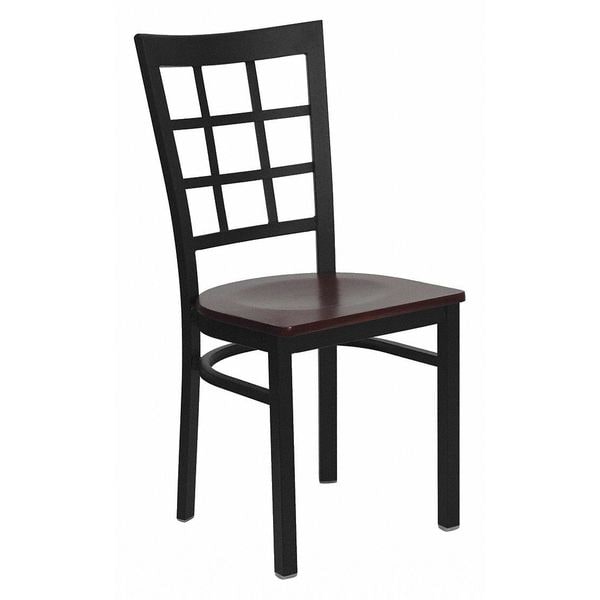 Flash Furniture Hercules Restaurant Chair, 16-1/2 in W 20" L 36-1/2" H - XU-DG6Q3BWIN-MAHW-GG
