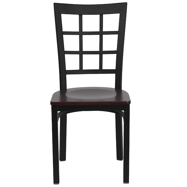 Flash Furniture Hercules Restaurant Chair, 16-1/2 in W 20" L 36-1/2" H - XU-DG6Q3BWIN-MAHW-GG
