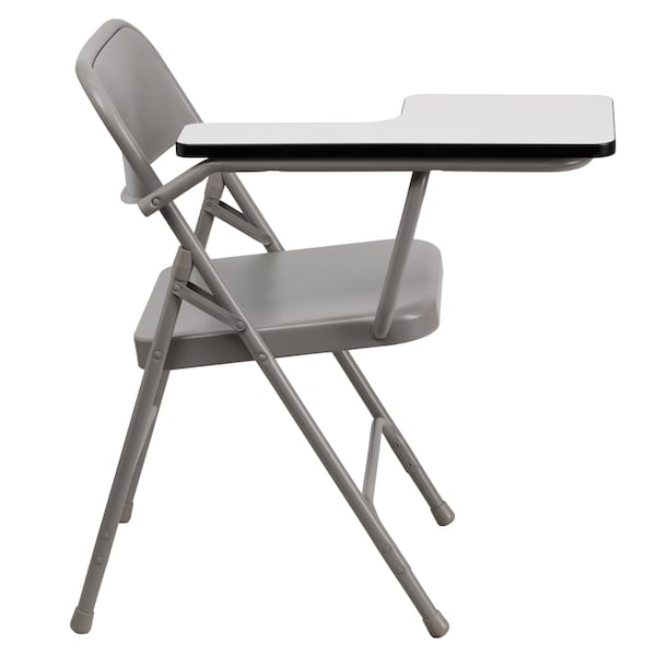Flash Furniture Premium Steel Folding Chair with Right Handed Tablet Arm - 2-HF-309AST-RT-GG
