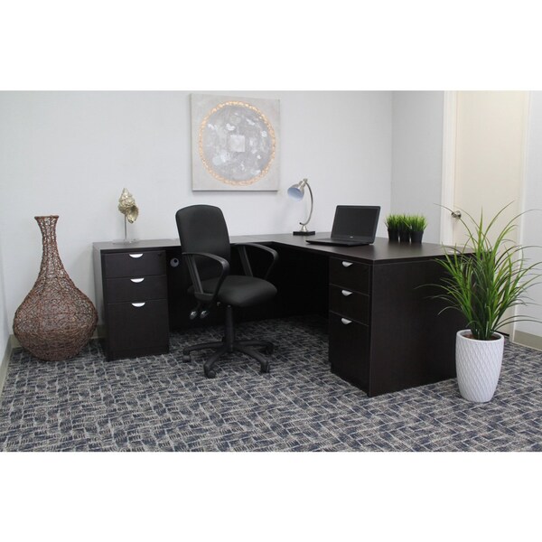 Boss Fabric Task Chair, Loop, Black - B3037-BK