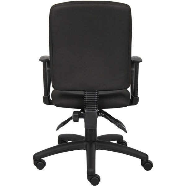 Boss Fabric Task Chair, Loop, Black - B3037-BK