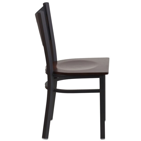 Flash Furniture Hercules Restaurant Chair, 17-1/4 in W 20" L 33-1/4" H - XU-DG-60099-COF-WALW-GG