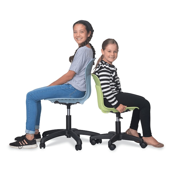 Virco ZUMA Series 18" Task Chair, 5th Grade - Adult - Navy Seat - ZTASK18