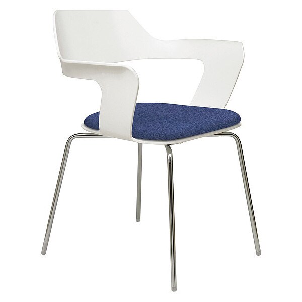 Kfi Stck Chair, Flx Poy Shll, Wht/Crocus - 2500-WHITE-CROCUS