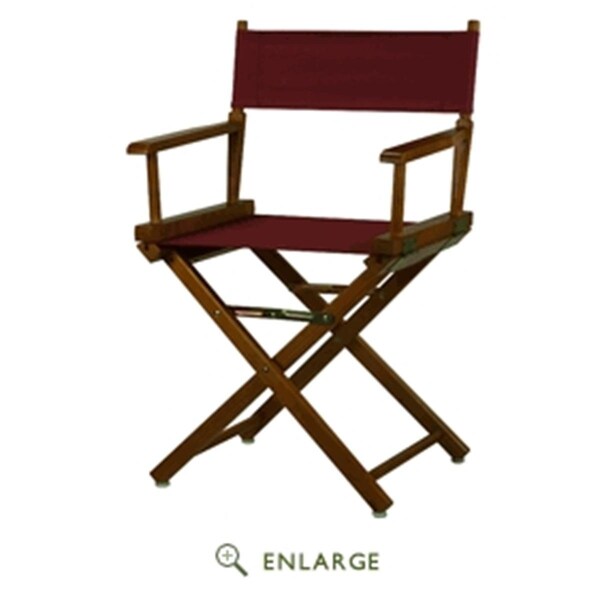 Betterbeds 200-55-021-48 Directors Chair - Burgundy Canvas - 18 in. - BE4257575