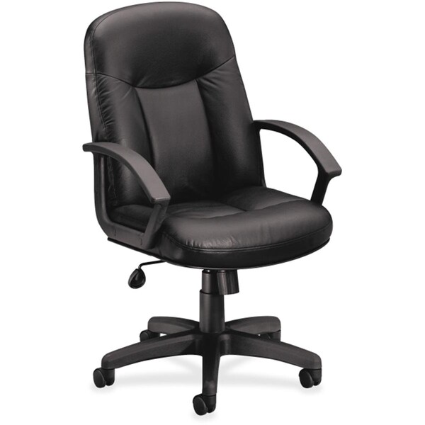 Hon Basyx BSXVL601SB11 44 x 26.5 x 27 in. Executive High - back Chair - Black - HVL601.SB11
