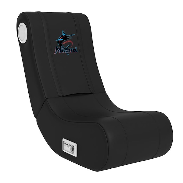 Dreamseat Game Rocker 100 with Miami Marlins Logo Primary Logo - XZGARO100-PSMLB21004