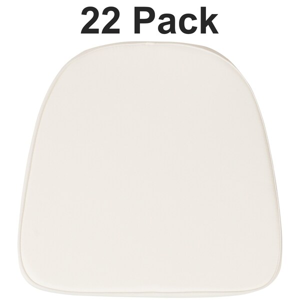 Flash Furniture Soft Ivory Fabric Chiavari Chair Cushion, PK22 - 22-BH-IVORY-GG