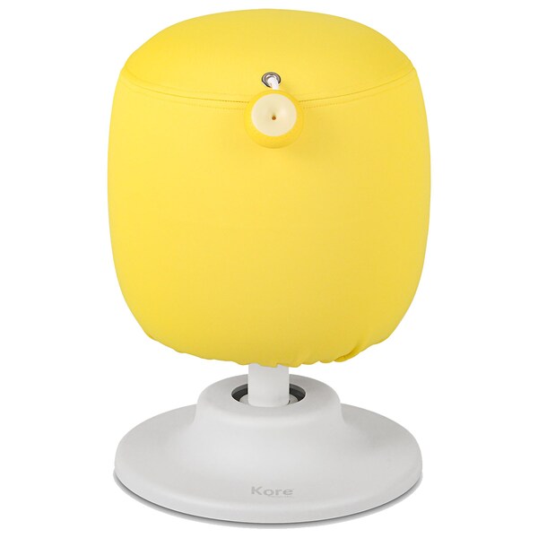 Kore Design Kids Adjustable Pivot Stool, Small, 13in. to 17in., Yellow - KDAP-2024WK