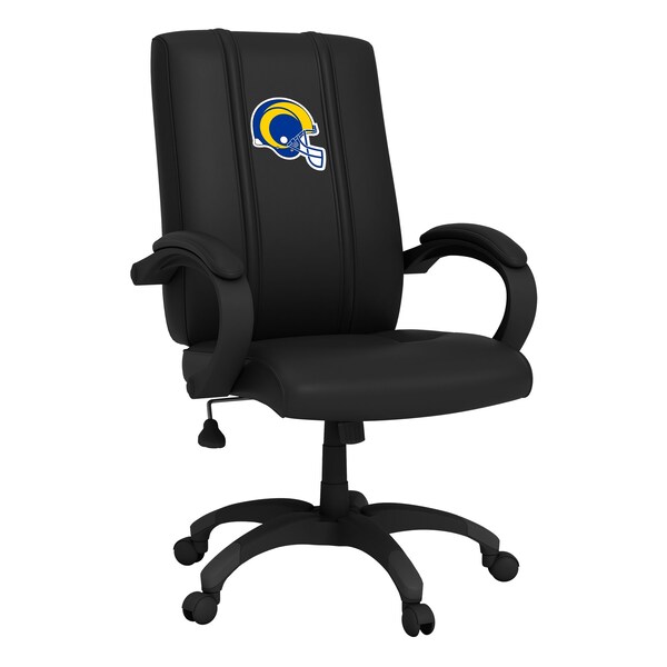 Dreamseat Office Chair 1000 with Los Angeles Rams Helmet Logo - XZOC1000-PSNFL20082