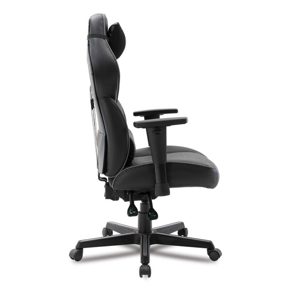 Alera Racing Style Ergonomic Gaming Chair, Supports 275 lb, 15.91" to 19.8" Seat Height, Black/Gray - BT51593GY