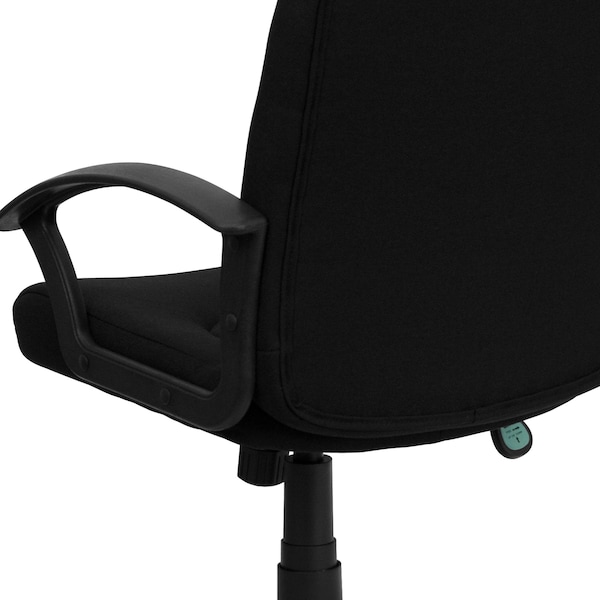 Flash Furniture Executive Chair, Black Seat, Fabric Back - GO-ST-6-BK-GG