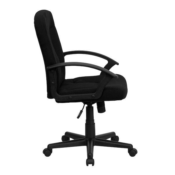 Flash Furniture Executive Chair, Black Seat, Fabric Back - GO-ST-6-BK-GG