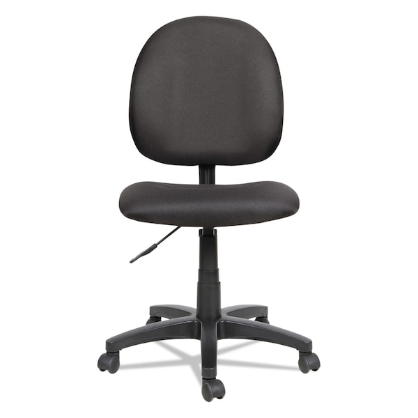 Alera Acrylic Task Chair, 17-1/4" to 22-1/2", No Arms, Black - ALEVT48FA10B
