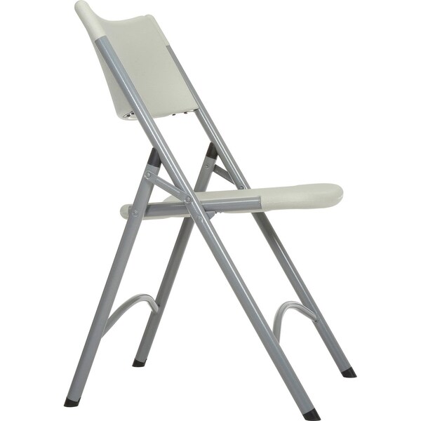 Global Industrial Blow Molded Resin Folding Chair, Gray - B449364
