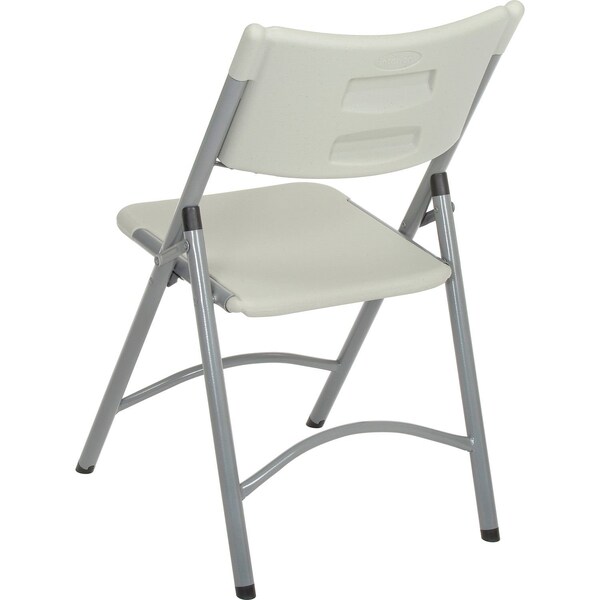 Global Industrial Blow Molded Resin Folding Chair, Gray - B449364