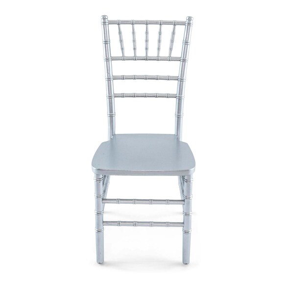Atlas Commercial Products Wood Chiavari Chair, Silver - WCC4SLV