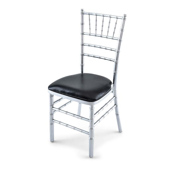 Atlas Commercial Products Wood Chiavari Chair, Silver - WCC4SLV