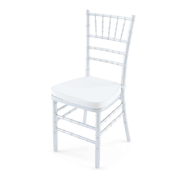 Atlas Commercial Products Wood Chiavari Chair, Silver - WCC4SLV