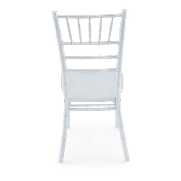 Atlas Commercial Products Wood Chiavari Chair, Silver - WCC4SLV