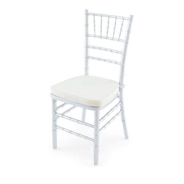 Atlas Commercial Products Wood Chiavari Chair, Silver - WCC4SLV
