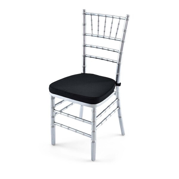 Atlas Commercial Products Wood Chiavari Chair, Silver - WCC4SLV