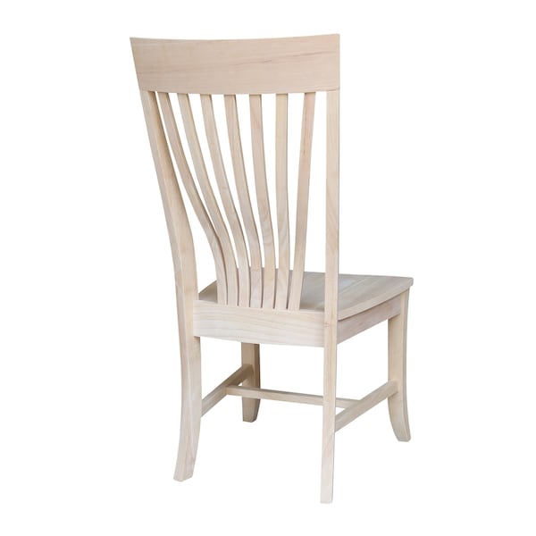 International Concepts Amanda Chairs, Set of 2, Ready to Finish - C-58P