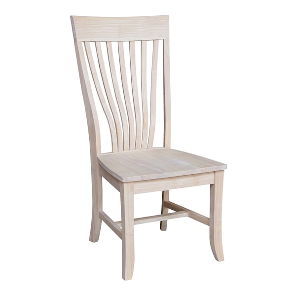 International Concepts Amanda Chairs, Set of 2, Ready to Finish - C-58P
