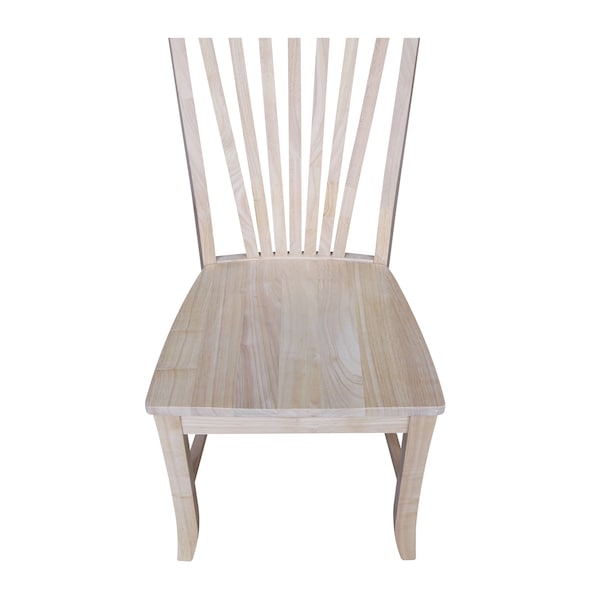 International Concepts Amanda Chairs, Set of 2, Ready to Finish - C-58P
