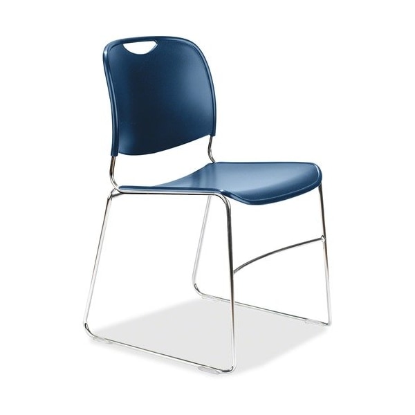 United Chair Co Stack Chair, No Arms, 17-1/2inx22-1/2inx31in, Blue Shell, 2PK - UNCFE1PCFS04