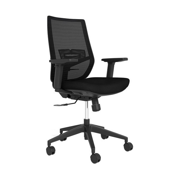 United Chair Co Chair, w/Arms, 26inx28inx42-1/2in, RavenBack/BK Seat - UNCUP13RTP07