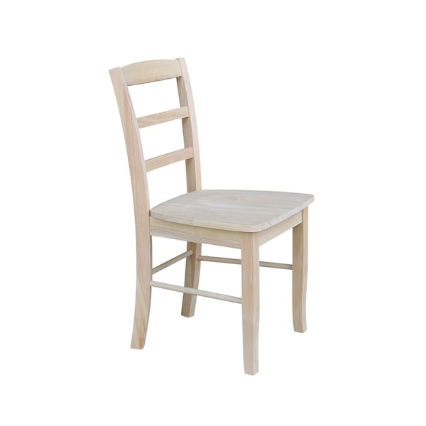 International Concepts Set of 2 Madrid Chairs, Unfinished - C-2P
