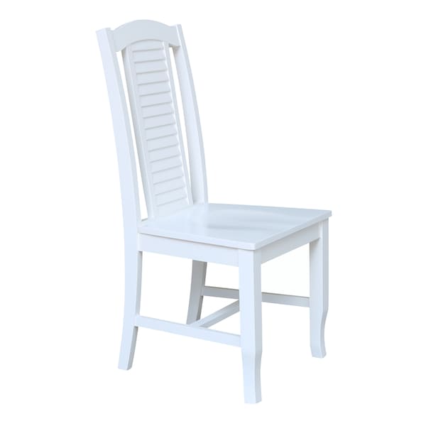 International Concepts Seaside Chairs, Set of 2, White - C08-45P