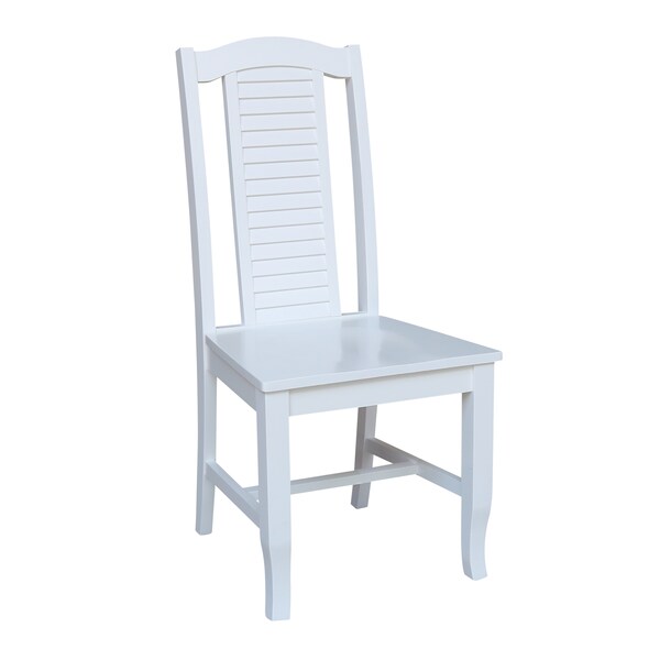International Concepts Seaside Chairs, Set of 2, White - C08-45P