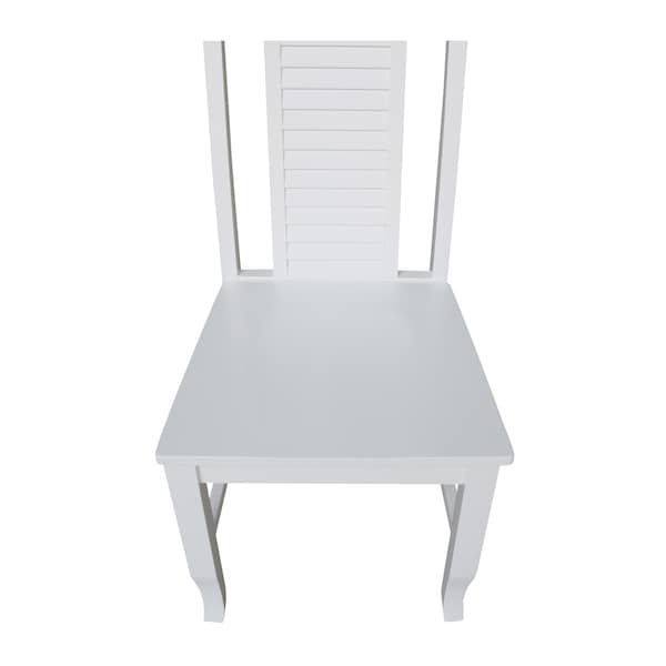 International Concepts Seaside Chairs, Set of 2, White - C08-45P