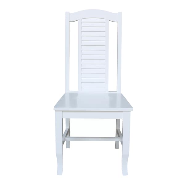International Concepts Seaside Chairs, Set of 2, White - C08-45P