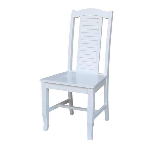 International Concepts Seaside Chairs, Set of 2, White - C08-45P