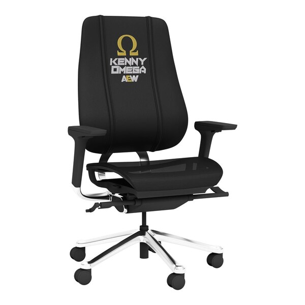 Dreamseat PhantomX Mesh Gaming Chair with AEW Kenny Omega Logo - DSPHGMCHRBKJCKT-PSAEW0012A