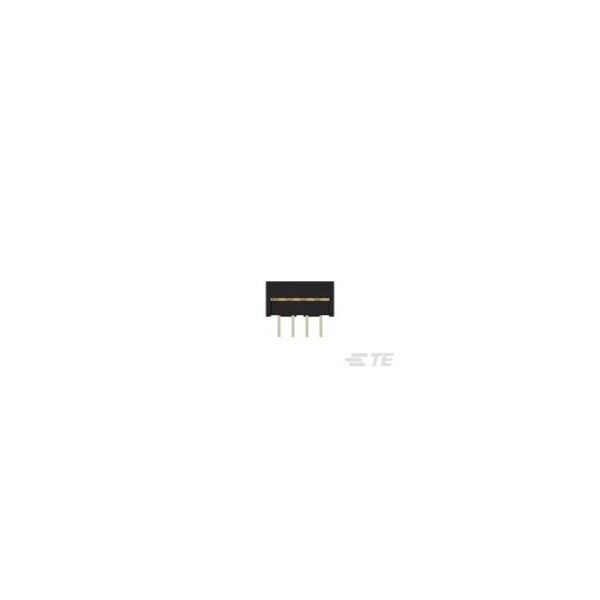 Te Connectivity Dip Connector, 8 Contact(S), 2 Row(S), Male, Straight, Solder Terminal, Black Insulator, Plug - 746611-7