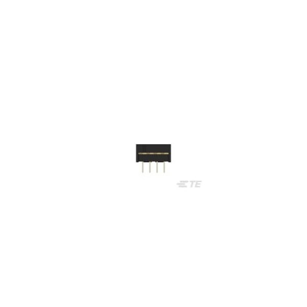 Te Connectivity Dip Connector, 8 Contact(S), 2 Row(S), Male, Straight, Solder Terminal, Black Insulator, Plug - 746611-7