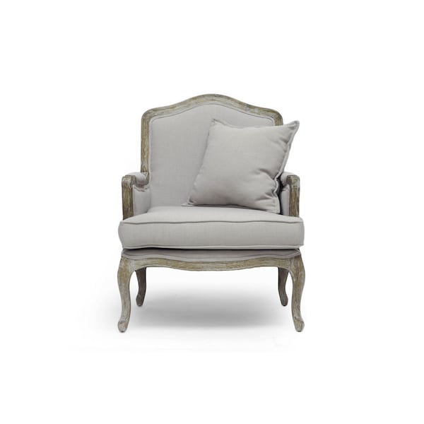 Baxton Studio Constanza Classic Antiqued French Accent Chair - 89-4528