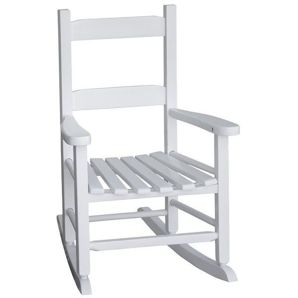 Jack Post Jack-Post KN-10-W Child Rocking Chair, 80 lb Weight Capacity, Wood, White - KN-14W/KN-10-W