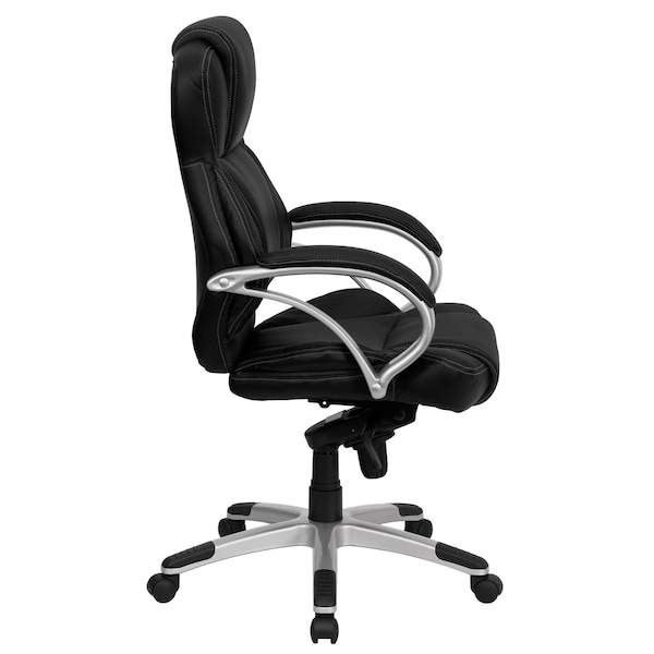 Flash Furniture High Back Exec Contemp Swivel Chair, Blk - H-9626L-2-GG
