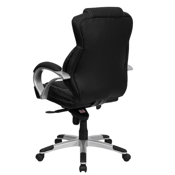 Flash Furniture High Back Exec Contemp Swivel Chair, Blk - H-9626L-2-GG