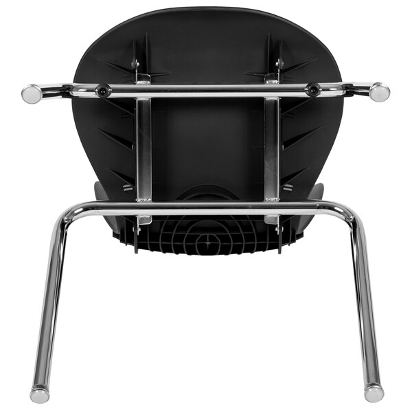 Flash Furniture Advantage Titan Black Student Stack School Chair, 18" - ADV-TITAN-18BLK