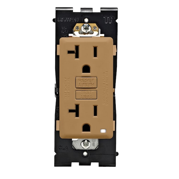 Leviton Circuit Interruptor, 20A, 125V AC, 2, 3 Poles - RGF20-WC