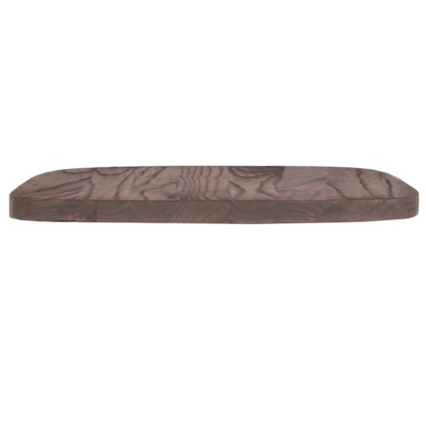 Flash Furniture Rustic Walnut Wood Seat for Colorful Metal Chairs - 4-CH-31230M1D-GG