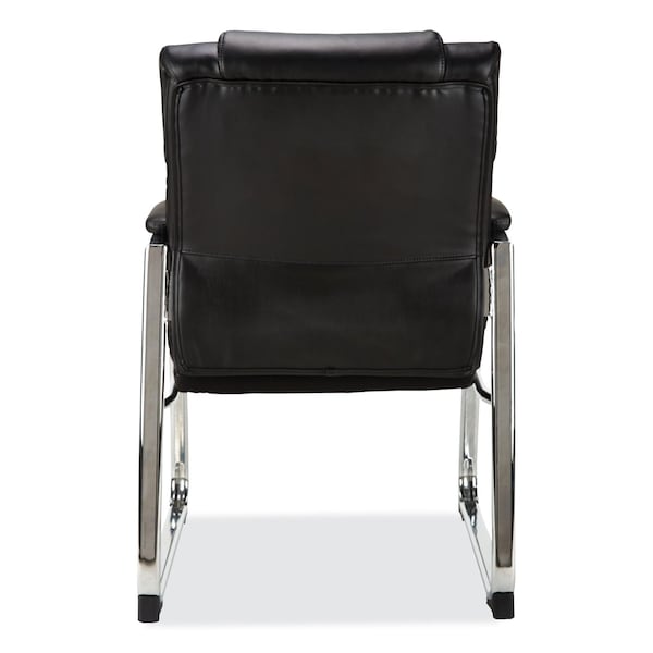 Alera Alera Hildred Series Guest Chair, 25 x 28.94 x 37.8, Black Seat/Back, Chrome Base - ALEHD4319