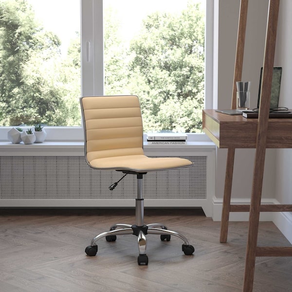Flash Furniture Vinyl Office Chair, Tan - DS-512B-TAN-GG